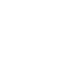 A white circular shape on a black background.